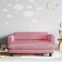 Sofá para niños con reposapiés terciopelo rosa 100x50x30 cm von , Baby- und Kleinkindmöbel - Ref: Foro24-3196410, Preis: 131,...