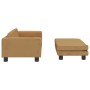 Sofá para niños con reposapiés terciopelo marrón 100x50x30 cm von , Baby- und Kleinkindmöbel - Ref: Foro24-3196412, Preis: 15...