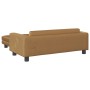 Sofá para niños con reposapiés terciopelo marrón 100x50x30 cm von , Baby- und Kleinkindmöbel - Ref: Foro24-3196412, Preis: 15...