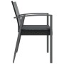 Sillas jardín cojines 6 uds ratán sintético negro 56,5x57x83 cm by , Garden chairs - Ref: Foro24-3187080, Price: 443,01 €, Di...