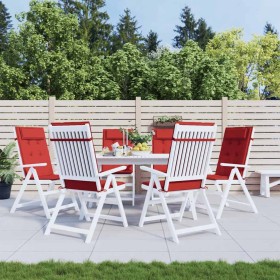 Cojines de silla con respaldo alto 6 uds tela Oxford rojo by , Cushions for chairs and sofas - Ref: Foro24-361894, Price: 123...