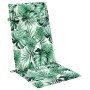 Cojines silla respaldo alto 4 uds tela Oxford estampado hojas by , Cushions for chairs and sofas - Ref: Foro24-361911, Price:...