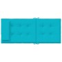 Cojines para silla con respaldo alto 6 uds tela Oxford turquesa de , Cojines para sillas y sofás - Ref: Foro24-361939, Precio...