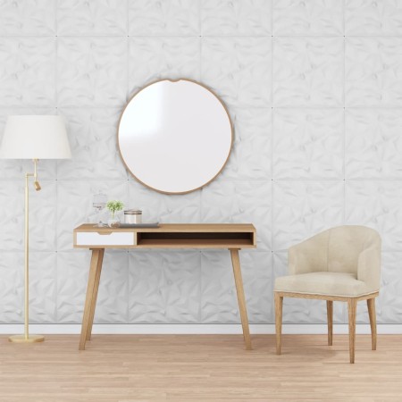 Paneles de pared 12 uds XPS amatista blanco 50x50 cm 3 m² by , Wall covering - Ref: Foro24-356943, Price: 45,83 €, Discount: %