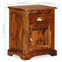 Mesita de noche de madera maciza de acacia 40x30x50 cm by , Nightstands - Ref: Foro24-243938, Price: 126,97 €, Discount: %
