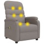 Sillón de masaje reclinable de tela gris taupé | Foro24.es | Tu tienda online para hogar, jardín y más Foro24.es