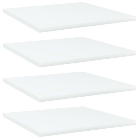 Estante estantería 4uds madera contrachapada blanco 40x40x1,5cm by , Shelves - Ref: Foro24-805170, Price: 30,50 €, Discount: %