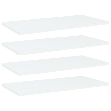 Estantes para estantería 4 uds contrachapada blanco 60x30x1,5cm by , Shelves - Ref: Foro24-805234, Price: 33,01 €, Discount: %