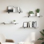 Estante estantería 4uds contrachapada gris hormigón 80x20x1,5cm by , Shelves - Ref: Foro24-805306, Price: 24,50 €, Discount: %