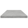 Estante estantería 4uds contrachapada gris hormigón 80x20x1,5cm by , Shelves - Ref: Foro24-805306, Price: 24,50 €, Discount: %