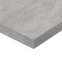 Estante estantería 4uds contrachapada gris hormigón 80x20x1,5cm