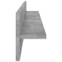Estante de pared 2 uds contrachapado gris hormigón 80x11,5x18cm von , Regale und Regale - Ref: Foro24-807341, Preis: 27,41 €,...