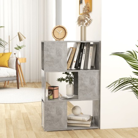 Librería separador contrachapada gris hormigón 60x24x94 cm | Foro24.es | Tu tienda online para hogar, jardín y más Foro24.es