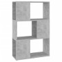 Librería separador contrachapada gris hormigón 60x24x94 cm | Foro24.es | Tu tienda online para hogar, jardín y más Foro24.es