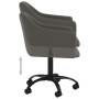 Sillas de comedor giratorias 2 unidades terciopelo gris oscuro | Foro24.es | Tu tienda online para hogar, jardín y más Foro24.es
