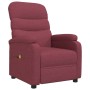 Sillón de masaje de tela rojo tinto de , Sillones de masaje eléctricos - Ref: Foro24-321229, Precio: 236,69 €, Descuento: -5%%