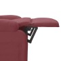 Sillón de masaje de tela rojo tinto de , Sillones de masaje eléctricos - Ref: Foro24-321229, Precio: 236,69 €, Descuento: -5%%