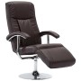 Sillón de TV de cuero sintético marrón de , Sillones - Ref: Foro24-248589, Precio: 239,97 €, Descuento: -5%%