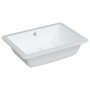 Lavabo de baño rectangular cerámica blanco 55,5x40x18,5 cm | Foro24.es | Tu tienda online para hogar, jardín y más Foro24.es