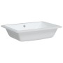 Lavabo de baño rectangular cerámica blanco 55,5x40x18,5 cm | Foro24.es | Tu tienda online para hogar, jardín y más Foro24.es