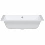 Lavabo de baño rectangular cerámica blanco 55,5x40x18,5 cm | Foro24.es | Tu tienda online para hogar, jardín y más Foro24.es