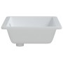 Lavabo de baño rectangular cerámica blanco 55,5x40x18,5 cm | Foro24.es | Tu tienda online para hogar, jardín y más Foro24.es