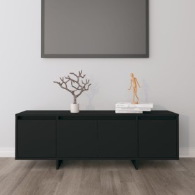 Schwarzer TV-Schrank aus Sperrholz, 120 x 30 x 40,5 cm von vidaXL, TV-Möbel - Ref: Foro24-809576, Preis: 96,16 €, Rabatt: %