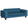 Cama para perros con extensión terciopelo azul 100x50x30 cm by , Beds for dogs - Ref: Foro24-172019, Price: 147,74 €, Discoun...