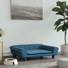 Cama para perros de terciopelo azul 70x48x22 cm von , Betten für Hunde - Ref: Foro24-172012, Preis: 69,35 €, Rabatt: -5%%