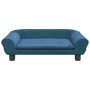 Cama para perros de terciopelo azul 70x48x22 cm von , Betten für Hunde - Ref: Foro24-172012, Preis: 69,35 €, Rabatt: -5%%