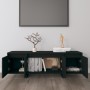 Schwarzer TV-Schrank aus Sperrholz, 120 x 30 x 40,5 cm von vidaXL, TV-Möbel - Ref: Foro24-809576, Preis: 96,16 €, Rabatt: %