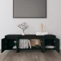 Schwarzer TV-Schrank aus Sperrholz, 120 x 30 x 40,5 cm von vidaXL, TV-Möbel - Ref: Foro24-809576, Preis: 94,15 €, Rabatt: %