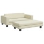 Cama de perros con extensión cuero sintético crema 100x50x30 cm von , Betten für Hunde - Ref: Foro24-172027, Preis: 138,96 €,...