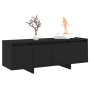 Schwarzer TV-Schrank aus Sperrholz, 120 x 30 x 40,5 cm von vidaXL, TV-Möbel - Ref: Foro24-809576, Preis: 96,16 €, Rabatt: %