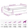 Cama de perros con extensión cuero sintético crema 100x50x30 cm von , Betten für Hunde - Ref: Foro24-172027, Preis: 138,96 €,...