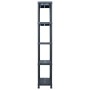 Estantería de plástico 2 unidades 125 kg 60x30x180 cm negro by , Industrial shelving - Ref: Foro24-276257, Price: 91,44 €, Di...