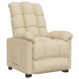 Sillón reclinable de tela crema | Foro24.es | Tu tienda online para hogar, jardín y más Foro24.es