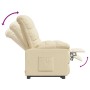Sillón reclinable de tela crema | Foro24.es | Tu tienda online para hogar, jardín y más Foro24.es