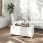 Couchtisch aus glänzend weißem Sperrholz, 90 x 50 x 41,5 cm von vidaXL, Couchtisch - Ref: Foro24-809824, Preis: 60,67 €, Raba...