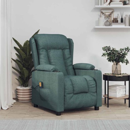 Sillón de masaje de tela verde oscuro von , Elektrische Massagesessel - Ref: Foro24-339064, Preis: 229,05 €, Rabatt: %