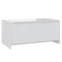 Couchtisch aus glänzend weißem Sperrholz, 90 x 50 x 41,5 cm von vidaXL, Couchtisch - Ref: Foro24-809824, Preis: 60,67 €, Raba...