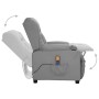 Sillón de masaje de cuero sintético gris by , Electric massage chairs - Ref: Foro24-339079, Price: 227,08 €, Discount: %