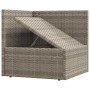 Set de muebles de jardín 4 pzas y cojines ratán sintético gris by , Garden sets - Ref: Foro24-319610, Price: 323,93 €, Discou...