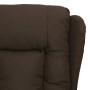 Sillón reclinable de tela marrón oscuro by , Armchairs - Ref: Foro24-339053, Price: 213,55 €, Discount: %