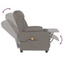 Sillón de masaje reclinable de tela gris taupé von , Elektrische Massagesessel - Ref: Foro24-339066, Preis: 245,92 €, Rabatt: %
