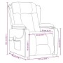 Sillón de masaje reclinable de tela gris taupé von , Elektrische Massagesessel - Ref: Foro24-339066, Preis: 245,92 €, Rabatt: %