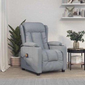 Sillón de masaje tela gris claro by , Electric massage chairs - Ref: Foro24-339058, Price: 239,79 €, Discount: %