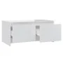 Couchtisch aus glänzend weißem Sperrholz, 90 x 50 x 41,5 cm von vidaXL, Couchtisch - Ref: Foro24-809824, Preis: 60,67 €, Raba...