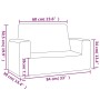 Sofá para niños de 2 plazas de felpa suave color crema by , Baby and Toddler Furniture - Ref: Foro24-341842, Price: 54,57 €, ...