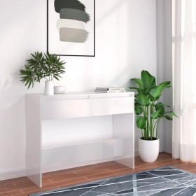 Weißer Konsolentisch aus Holzwerkstoff, 100 x 35 x 76,5 cm von vidaXL, Seitentische - Ref: Foro24-809836, Preis: 69,05 €, Rab...